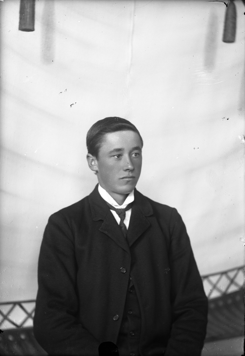 Oscar Holte, Portrett av mann