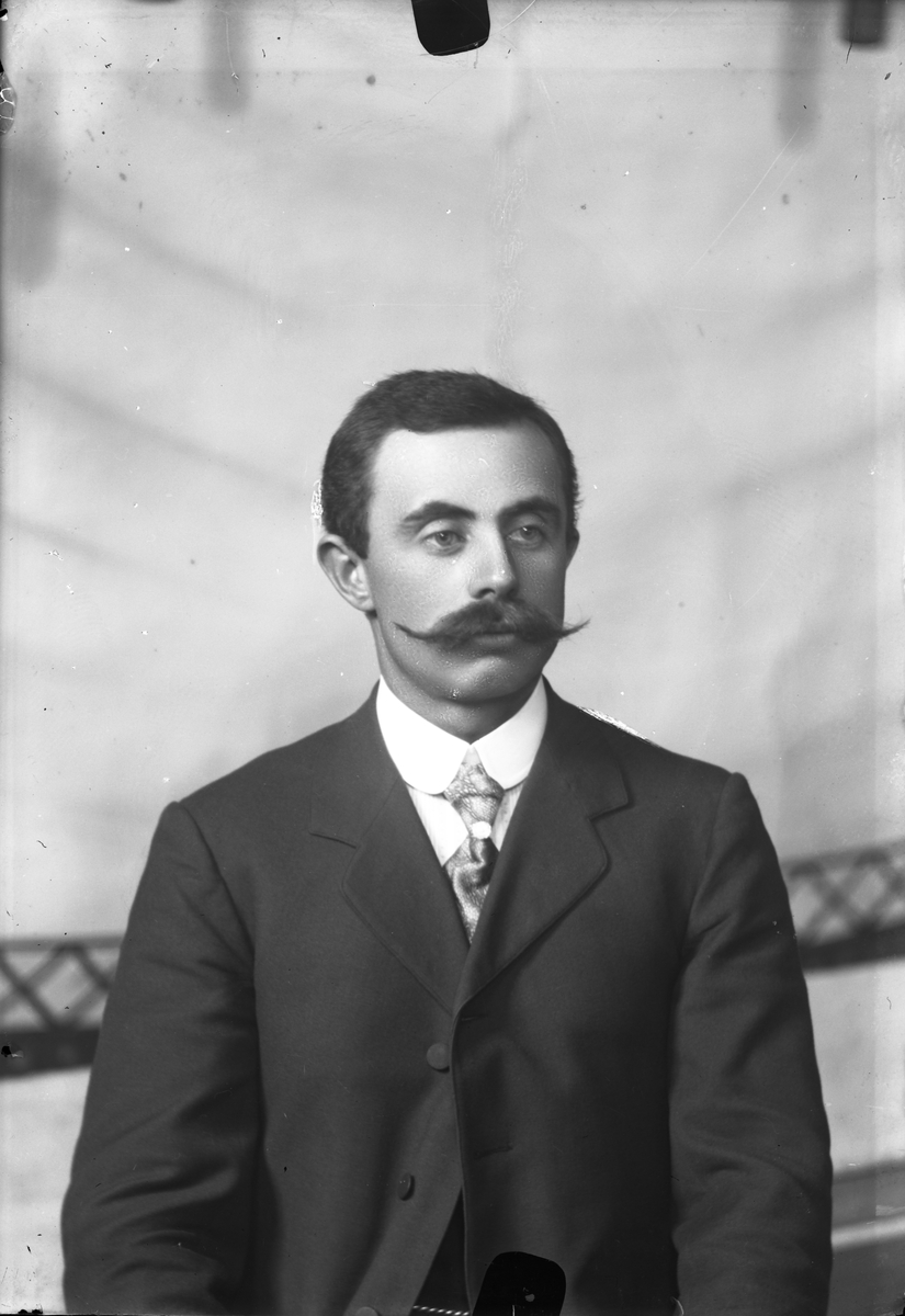 Oscar Holte, Portrett av mann