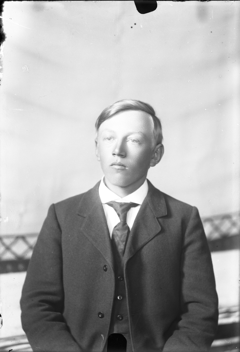 Oscar Holte, Portrett av gutt