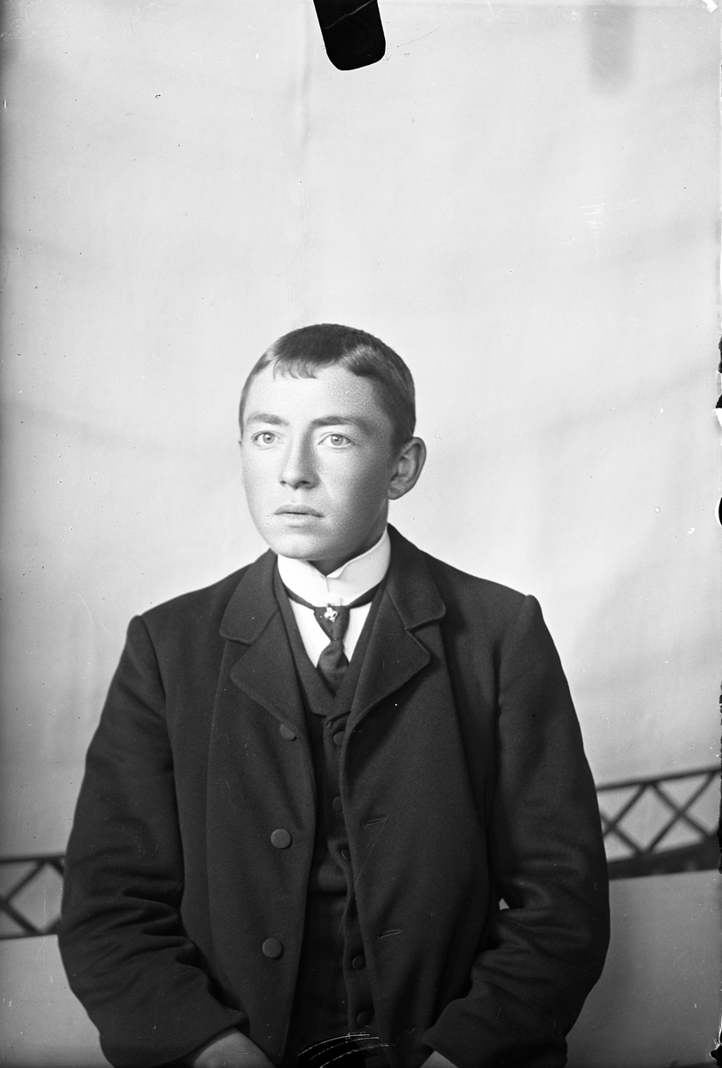 Oscar Holte, Portrett av gutt