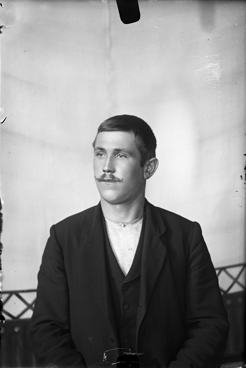 Oscar Holte, Portrett av mann