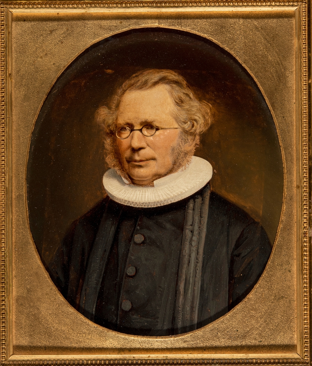 Anno Domkirkeodden, Portrett av Sogneprest i Skudneshavn, Abraham Fredrik Bendecke.