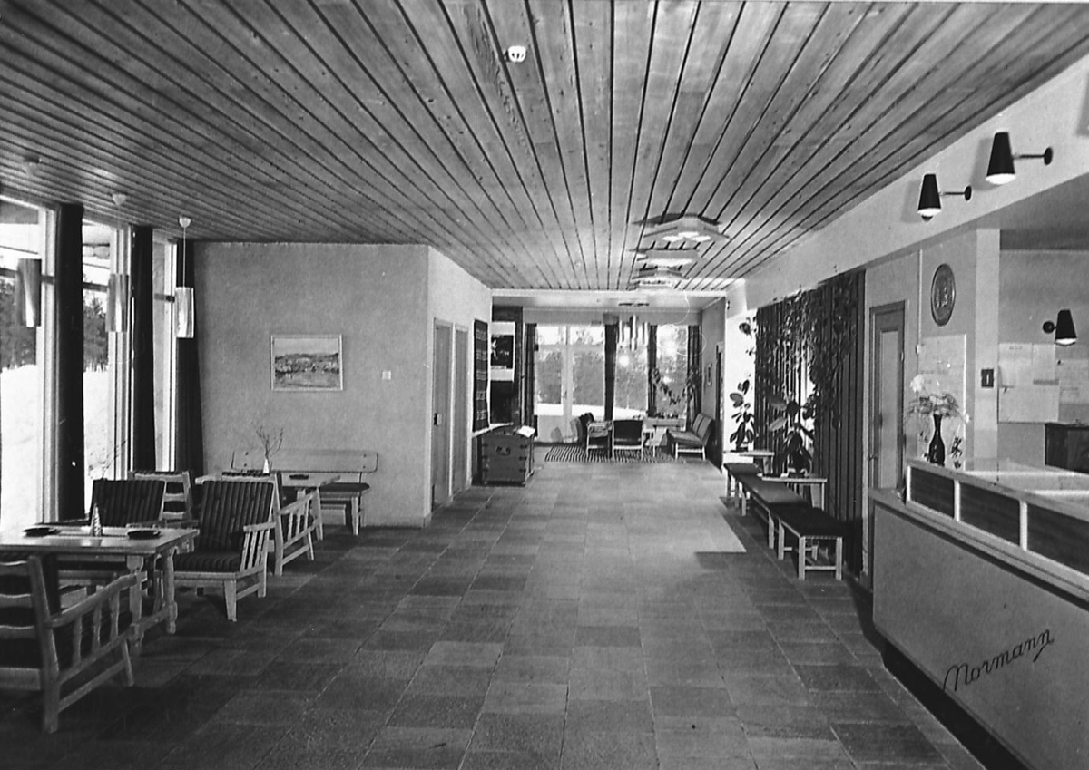 Carl Gustav Normann, Hummelfjell Hotell, interiør.