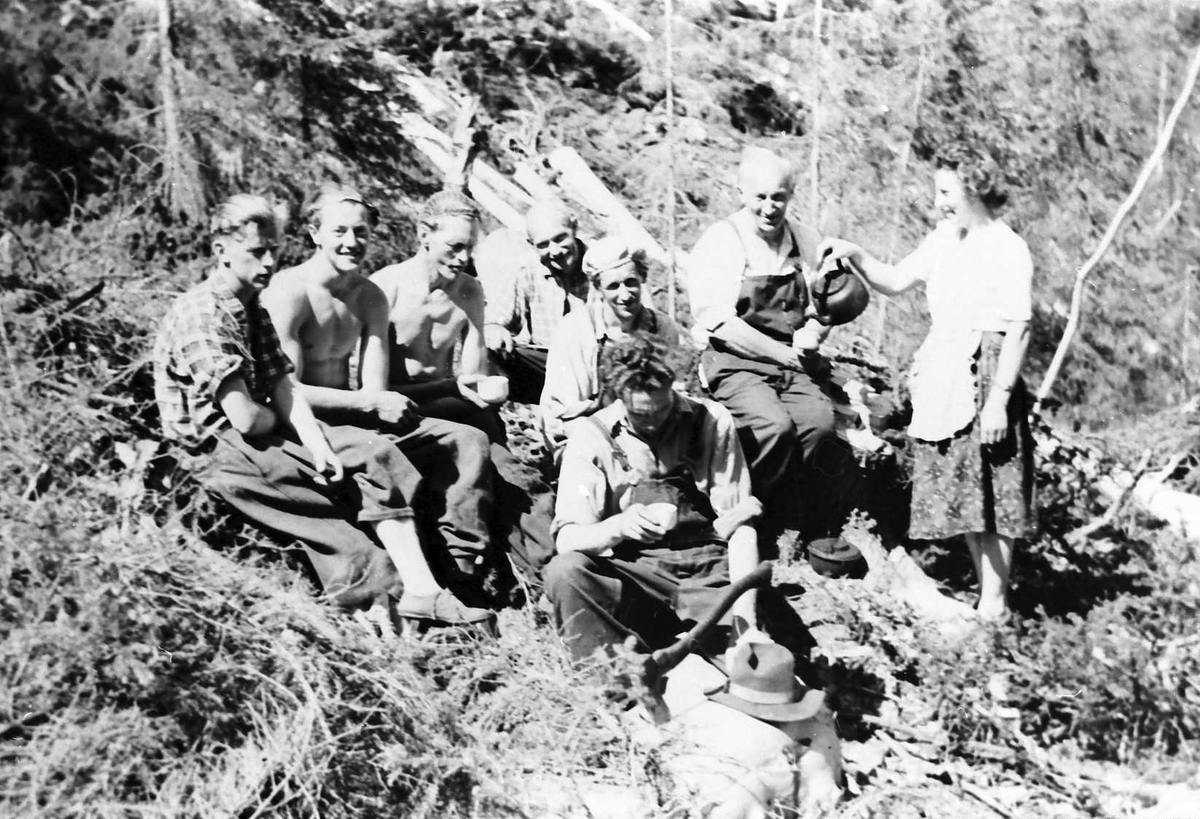 Jan Erik Øvergård, Kaffepause, menn, klær,