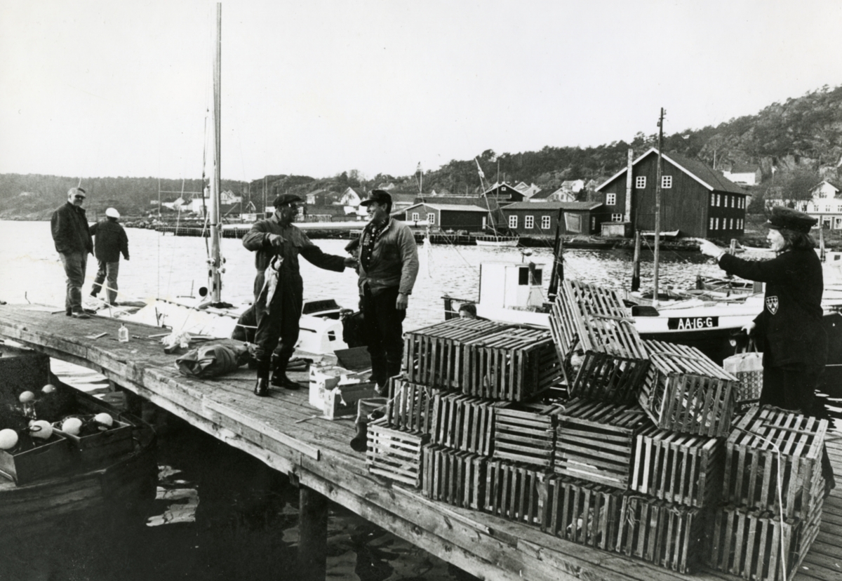 Jan Herman Linge, Bryggen i Fevik, Grimstad.