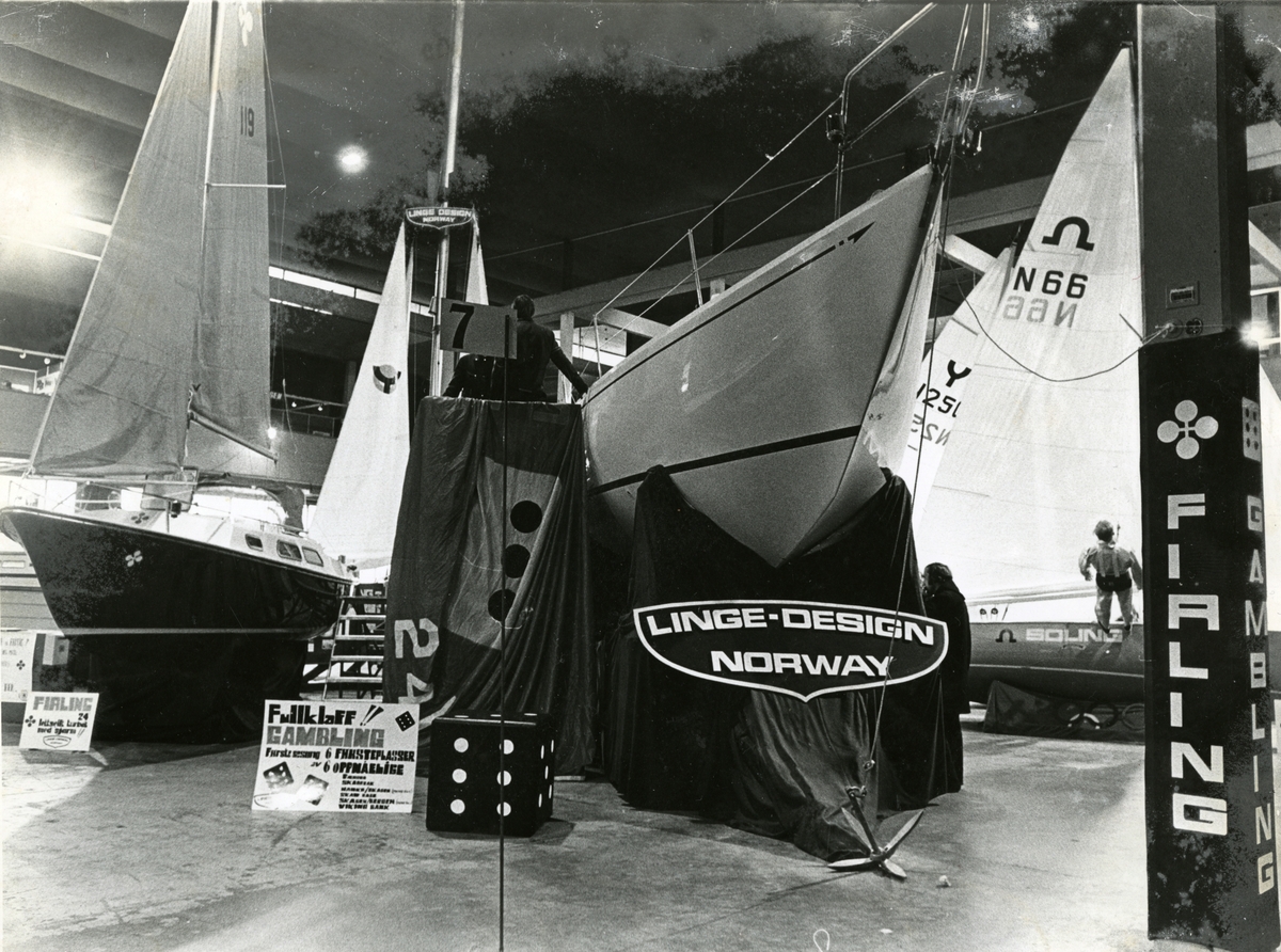 Jan Herman Linge, Sansyneligvis fra Linge-standen på utstillingen "Sjøen for alle" på Sjølystsenteret (Norges Varemesse), Drammensveien 154, Oslo.