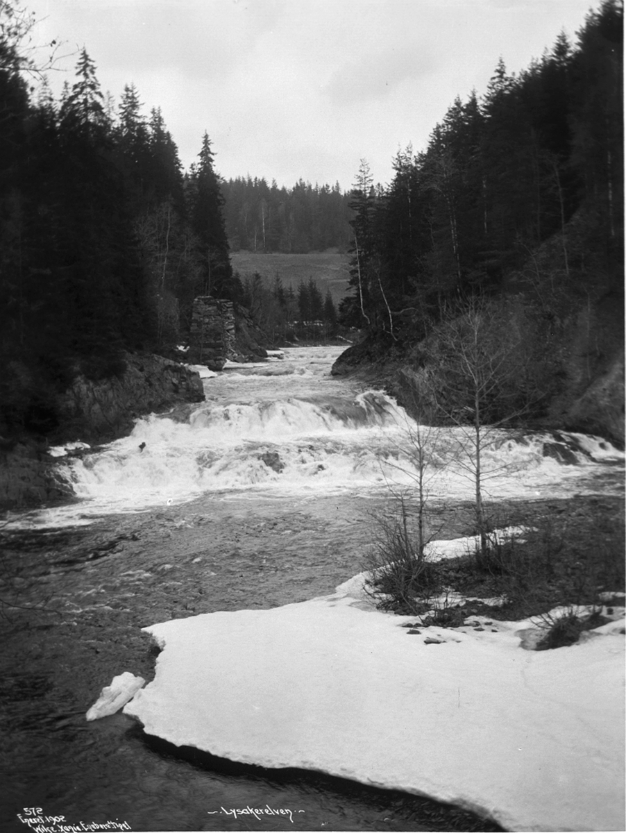 Anders Beer Wilse, Prot: Lysakerelven Apr.1902