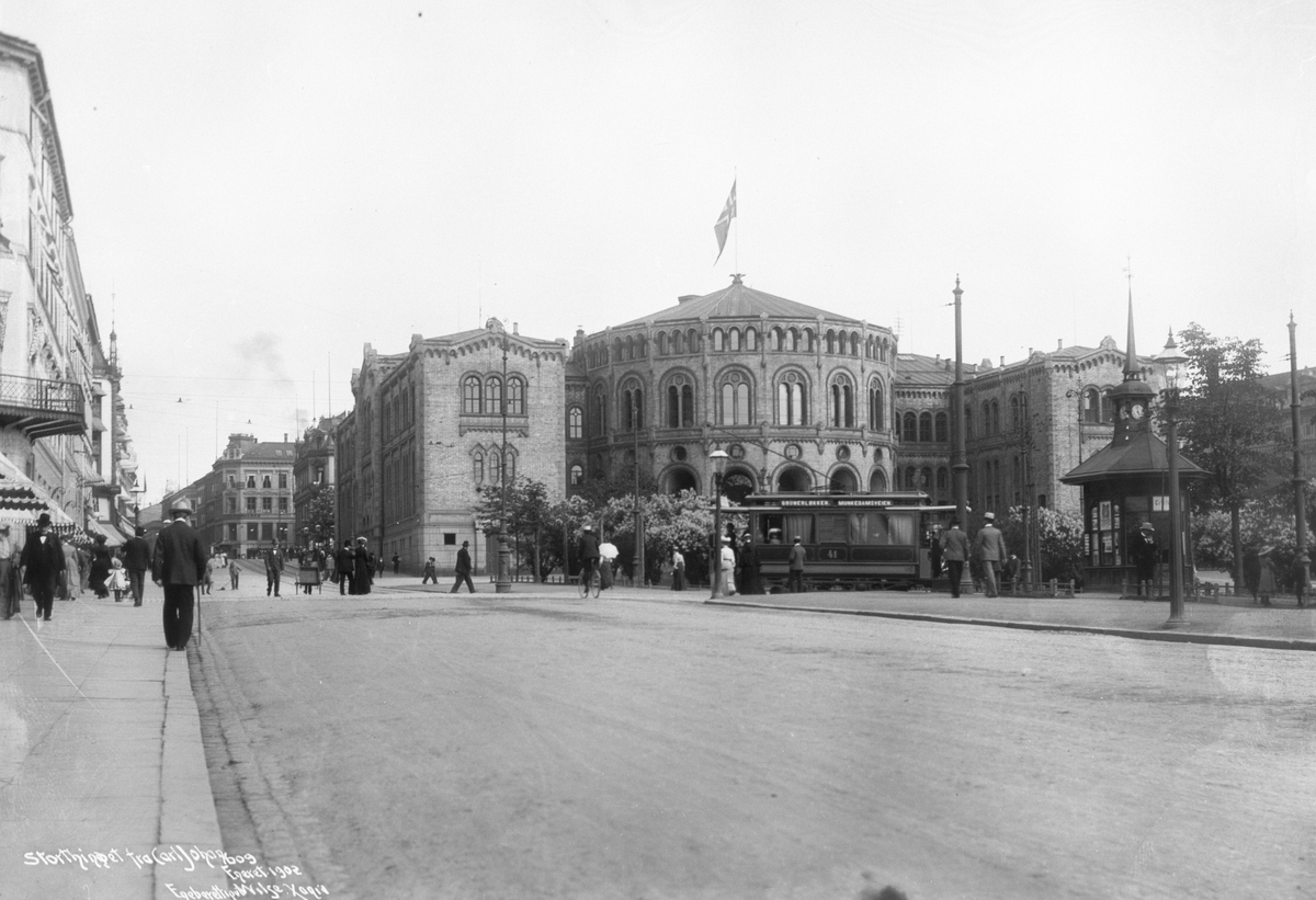 Anders Beer Wilse, Prot: Stortinget med Carl Johan ved Grand Mai 1902