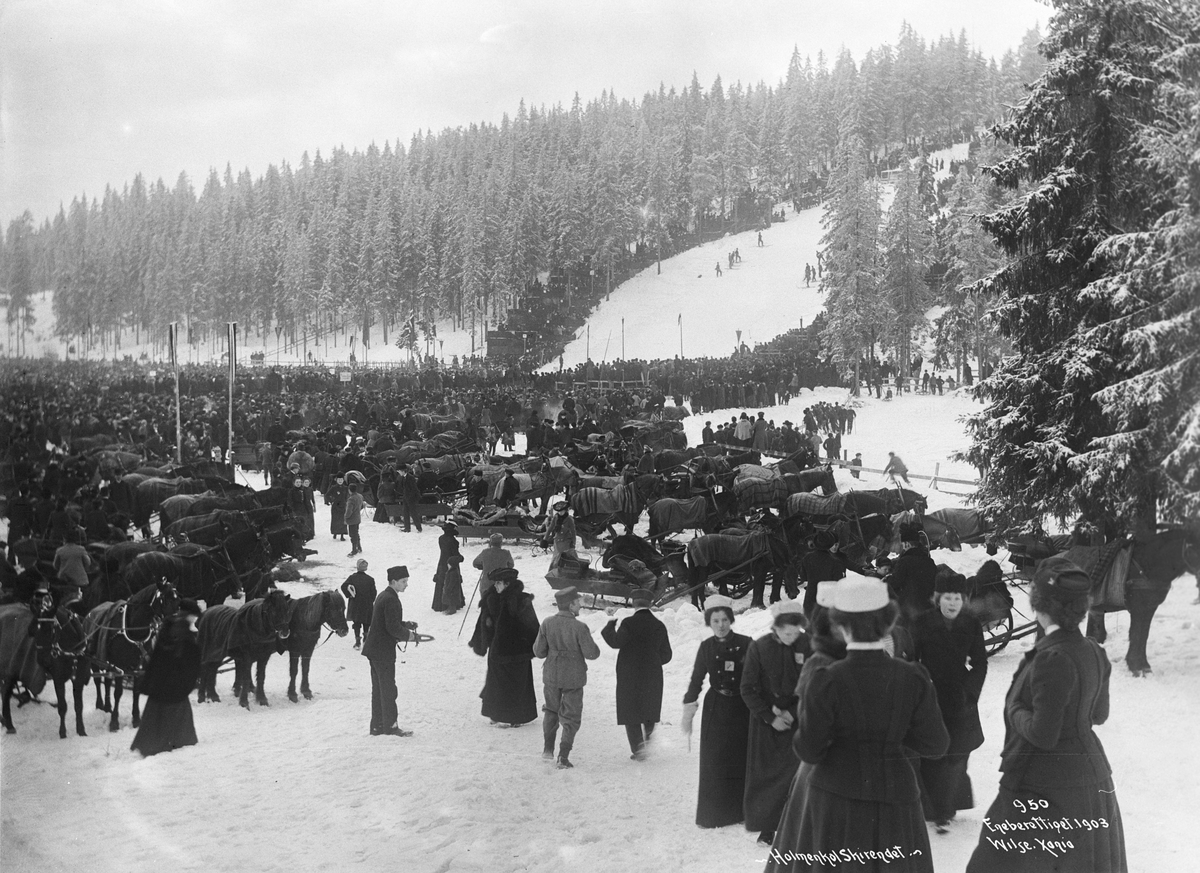 Anders Beer Wilse, Prot: Holmenkol Skiløpet - Bakken fra Peisestuen 2.Feb.1903