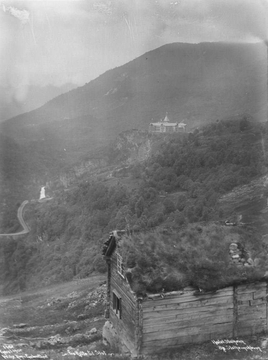 Anders Beer Wilse, Prot: Stalheim Hotel og liten hytte 15. Juli 1902
