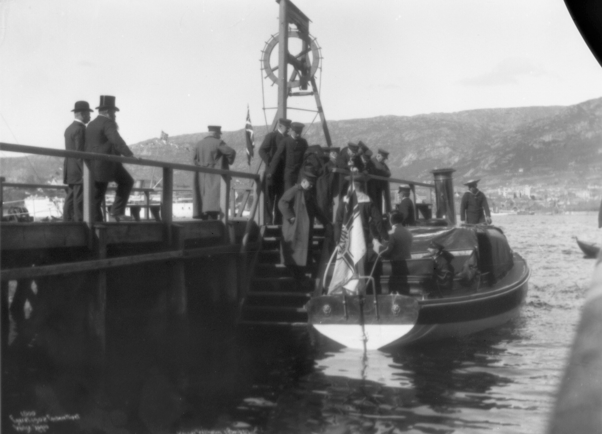 Anders Beer Wilse, Prot: Bergen - Keisern i Laxevåg 13. Juli 1902