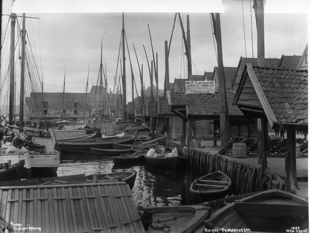Anders Beer Wilse, Prot: Bergen - Tyskerbryggene 12. Juli 1902