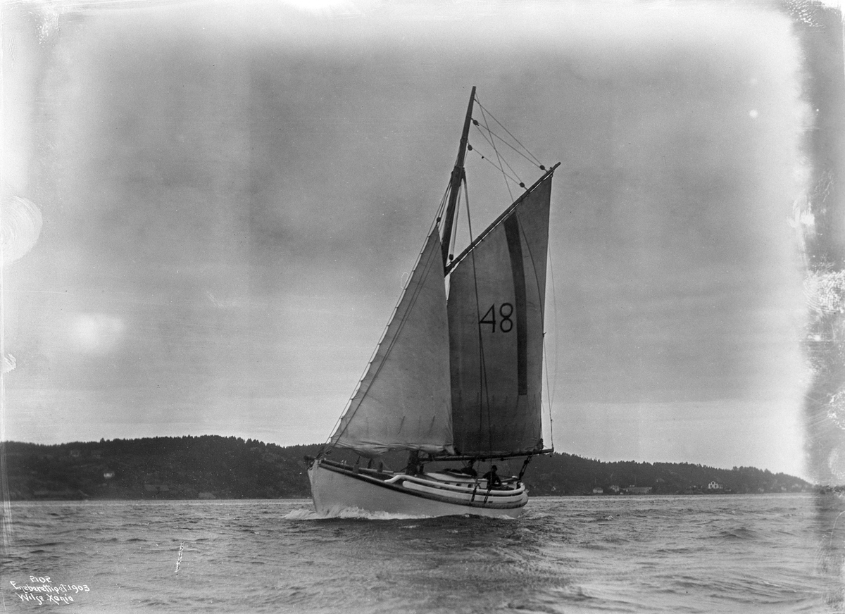 Anders Beer Wilse, Prot: Genere - Lodsbaat no 48 av Sannøsund 10. Juni 1903