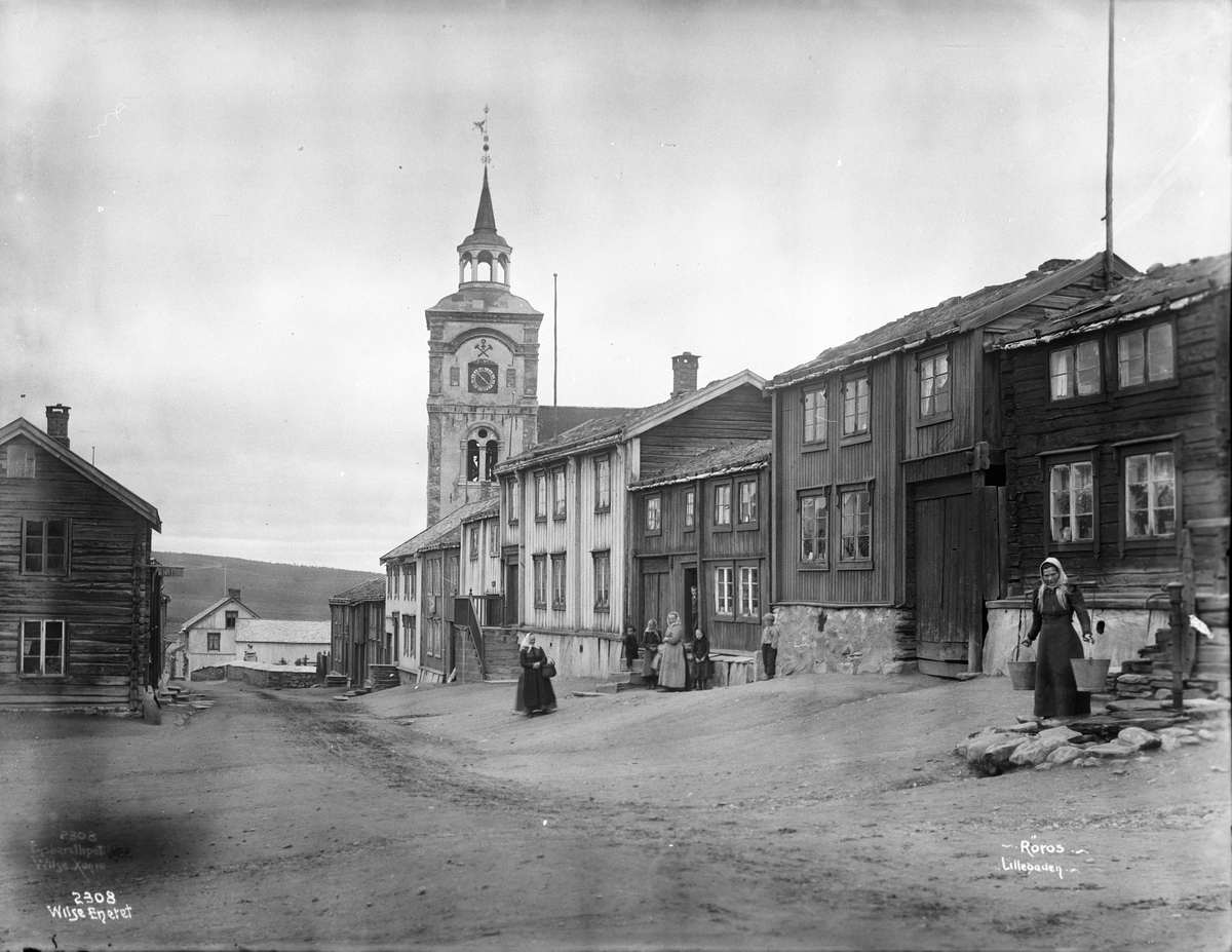 Anders Beer Wilse, Prot: Røros - Kirken 6. Aug. 1903