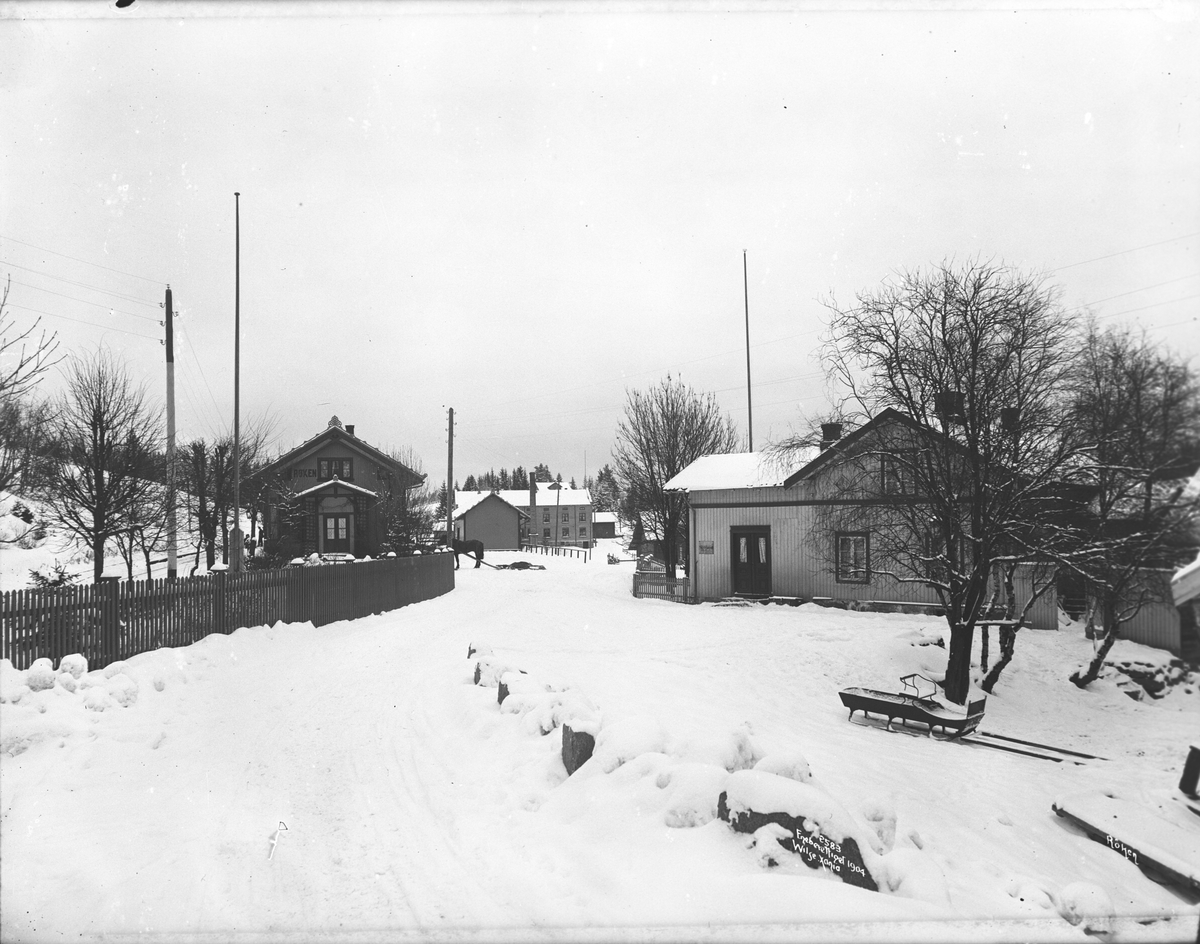 Anders Beer Wilse, Prot: Røken - Jernbanestation og Skydsstation 3/2 1904
