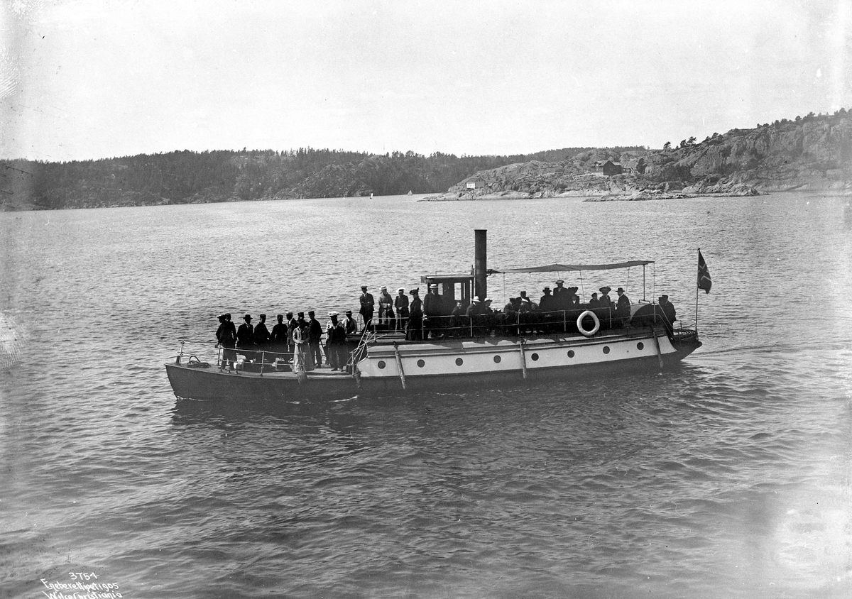 Anders Beer Wilse, Prot: Tvedestrand - Postdampskibet 1905