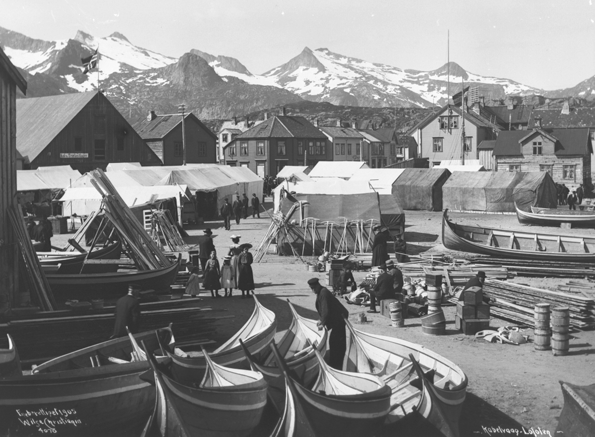 Anders Beer Wilse, Prot: Lofoten - Kabelvaag Marked 29/6 1905