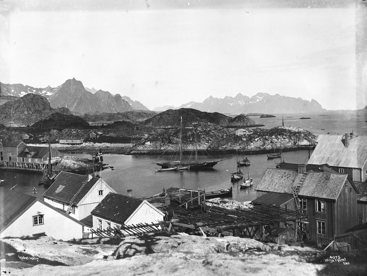 Anders Beer Wilse, Prot: Lofoten - Kabelvaag mot Sjøen 29/6 1905