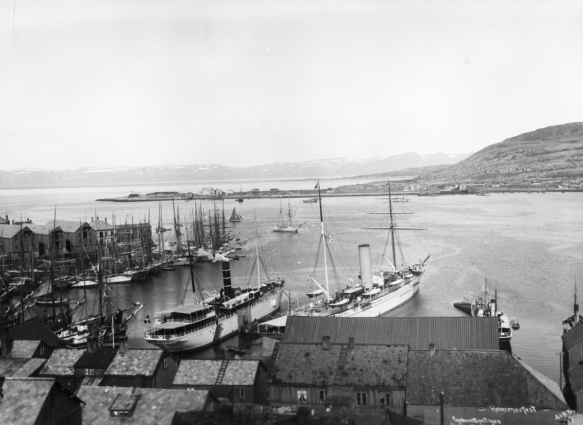 Anders Beer Wilse, Prot: Hammerfest - Panorama 16/7 1906