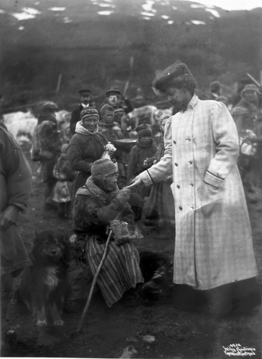 Anders Beer Wilse, Prot: Hos Lappespåkonen 1906