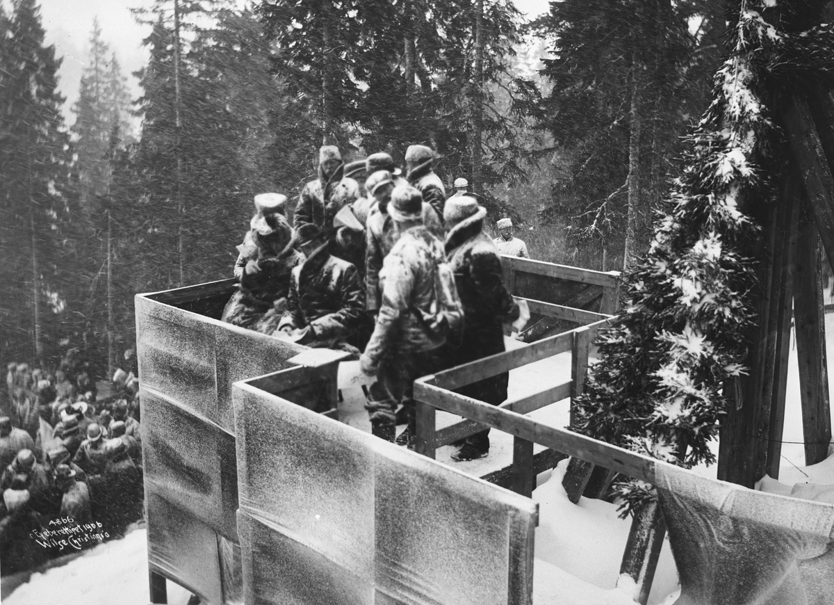 Anders Beer Wilse, Prot: Kongetribunen Holmenkollen 12/3 1906