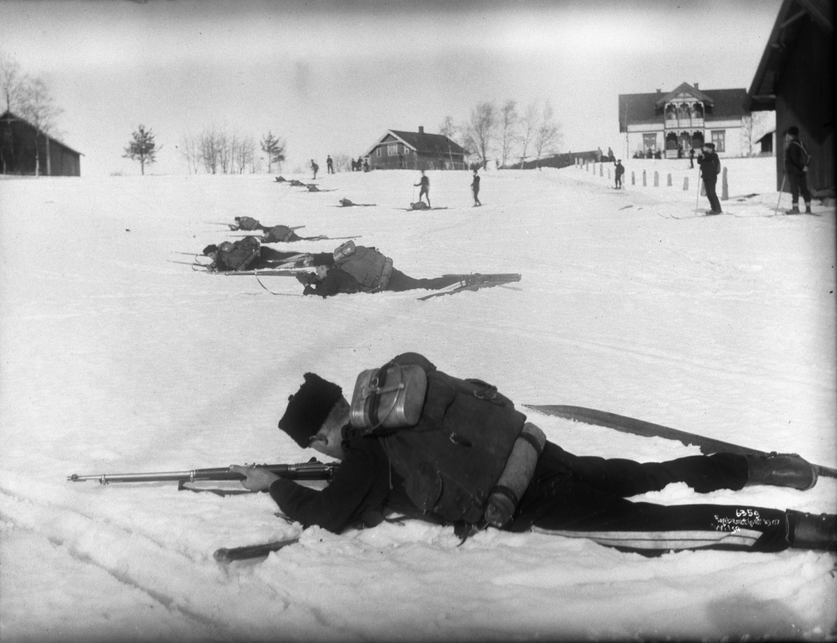 Anders Beer Wilse, Prot: Vintermanøver - I Skytterlinje 24/2 1907