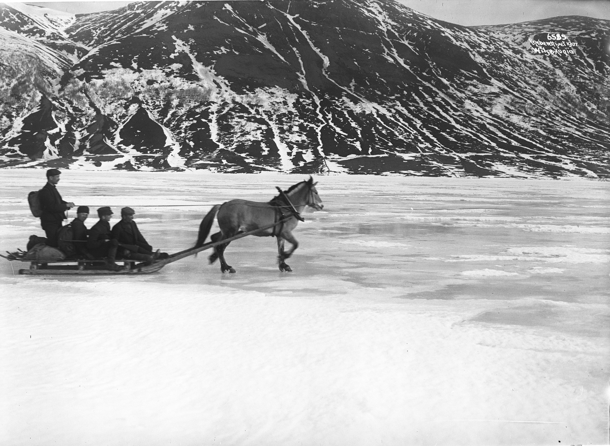 Anders Beer Wilse, Prot: Hjemover kjørende på Helevann 1/4