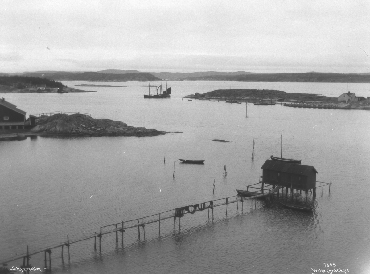 Anders Beer Wilse, Prot: Skjærhallen - Hvalør Havnen 1/11 1907