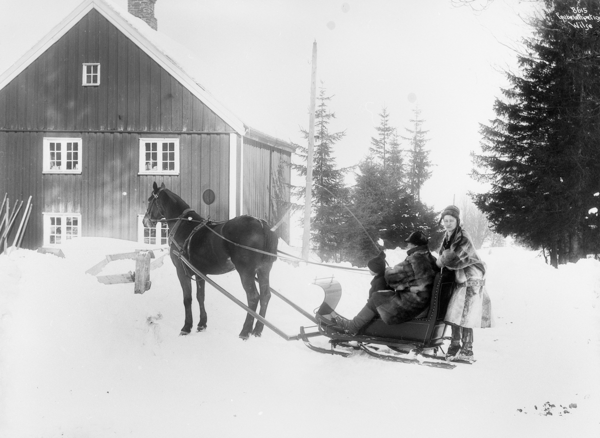 Anders Beer Wilse, Prot: Brekke Bruk Lappepar paa Kjøretur 17/3 1908