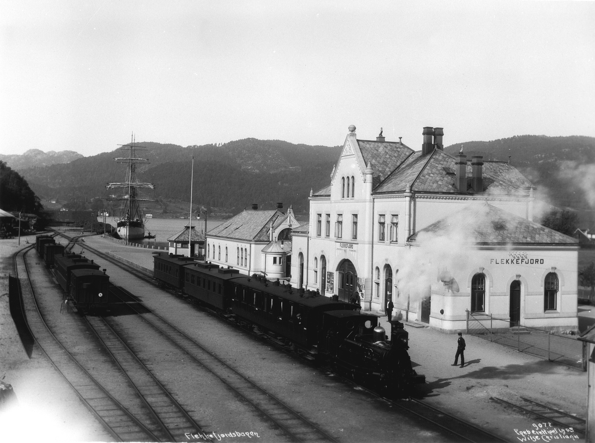 Anders Beer Wilse, Prot: Flekkefjord Station 1908