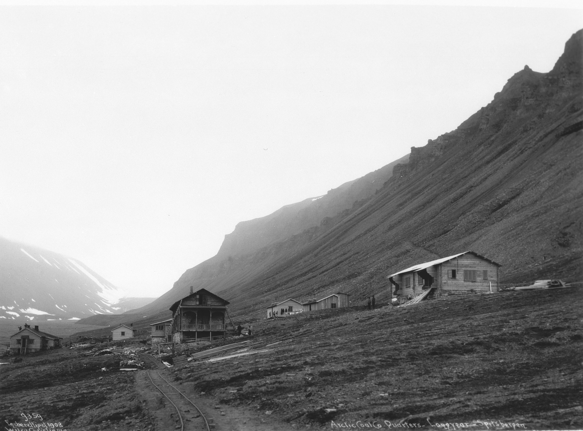 Anders Beer Wilse, Prot: Longyear City - Advent Bay Amerikanske Kul Co. 19/8 1908