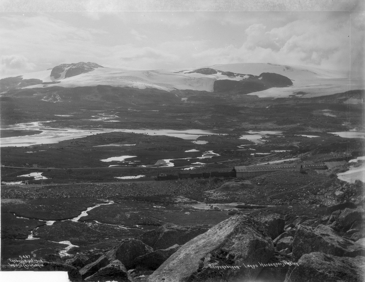 Anders Beer Wilse, Prot: Hardangerjøklen med Banen 3/9 1908