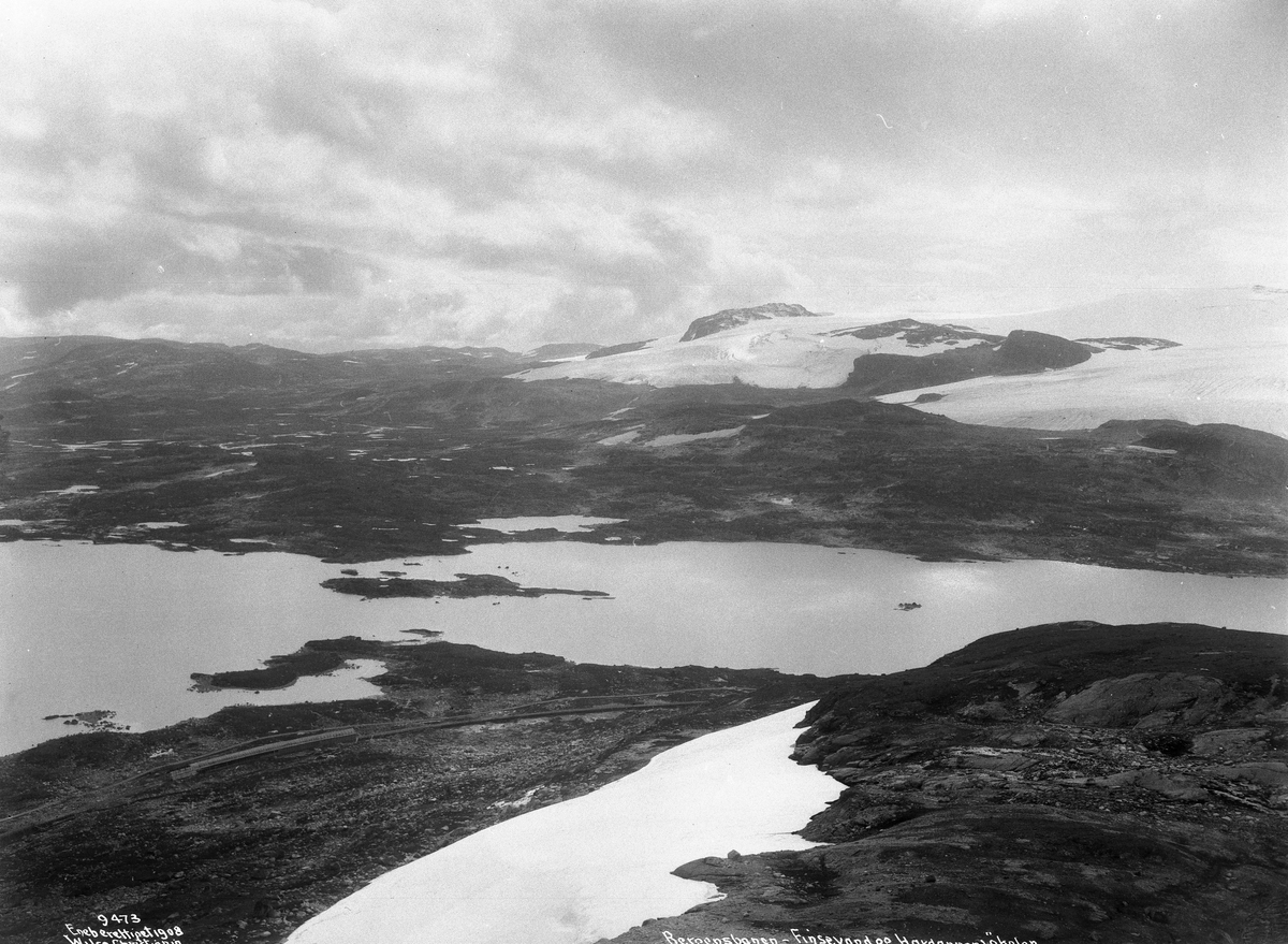 Anders Beer Wilse, Prot: Hardangerjøklen og Finsevann fra Finsenuten 3/9 1908