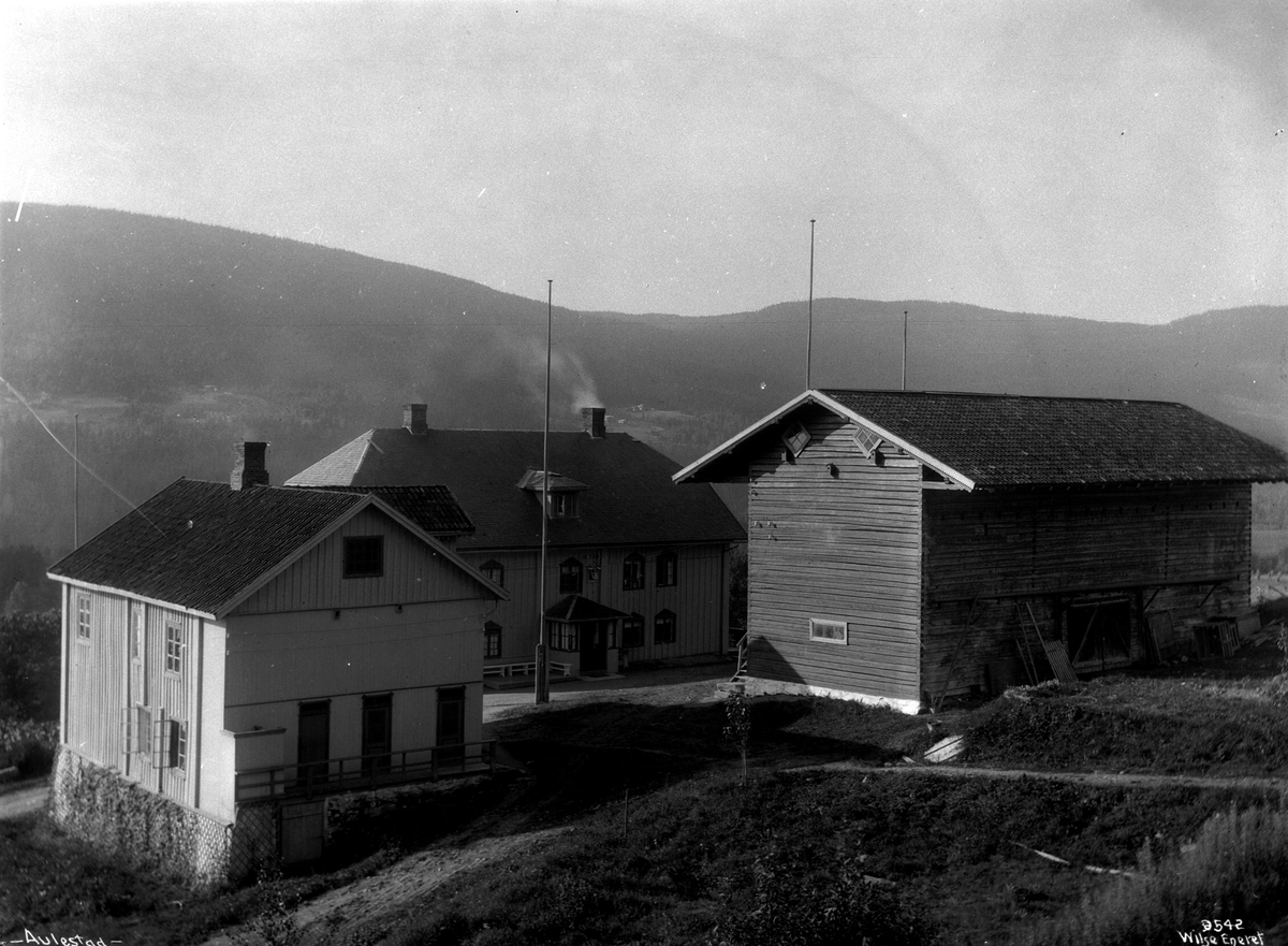 Anders Beer Wilse, Prot: Aulestad Bjørnsons hjem Gården set bakfra 23/9 1908