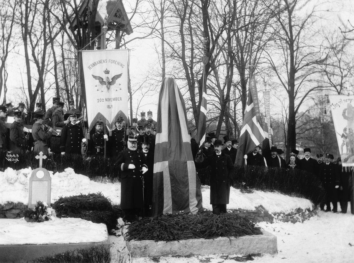 Anders Beer Wilse, Prot: Oberst Stangs Monument avsløring for dækket 16/2 1909