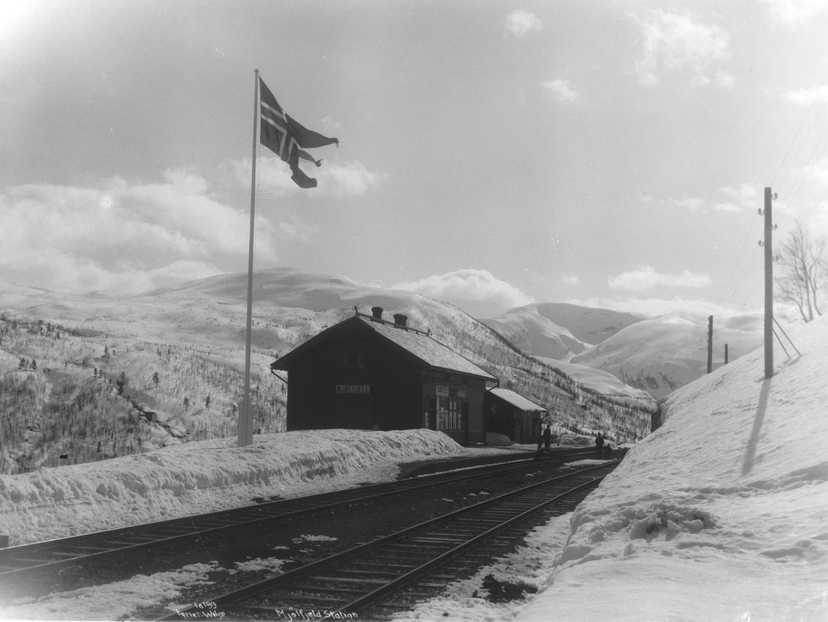 Anders Beer Wilse, Prot: Mjølfjeld Station 14/4 1909