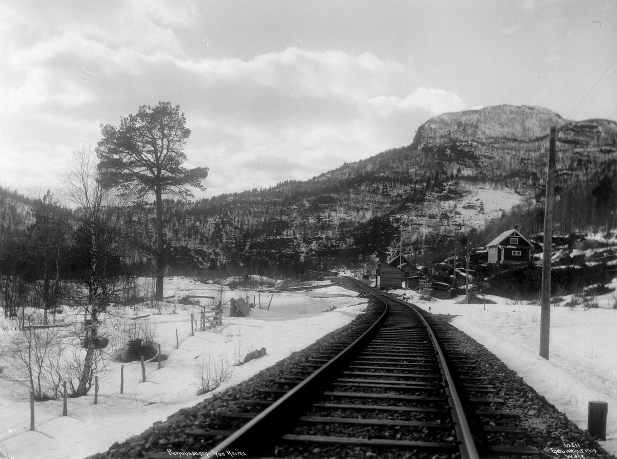 Anders Beer Wilse, Prot: Raumdalen ved Reime Station 14/4 1909