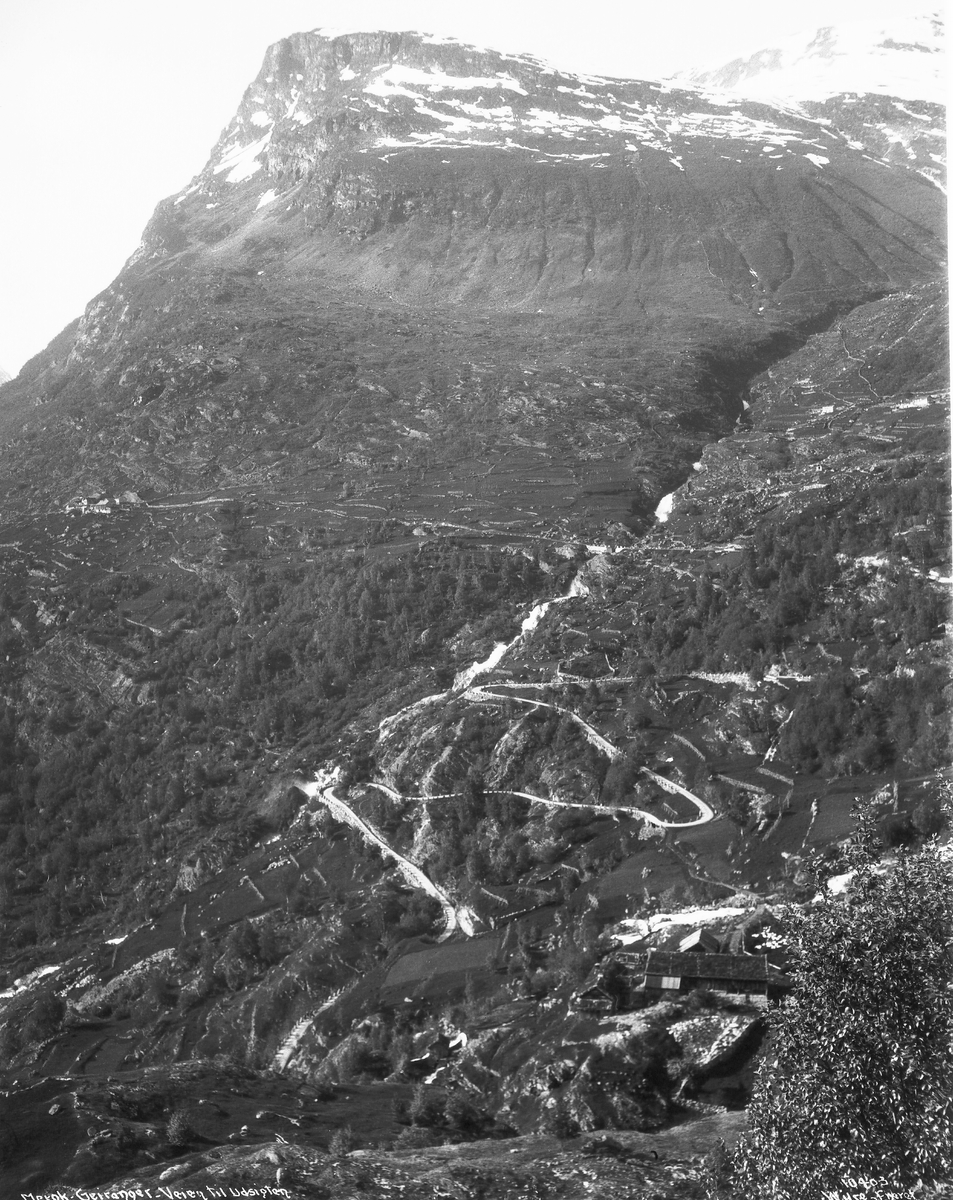 Anders Beer Wilse, Prot: Geiranger - Merok Veien i Aasen 1909