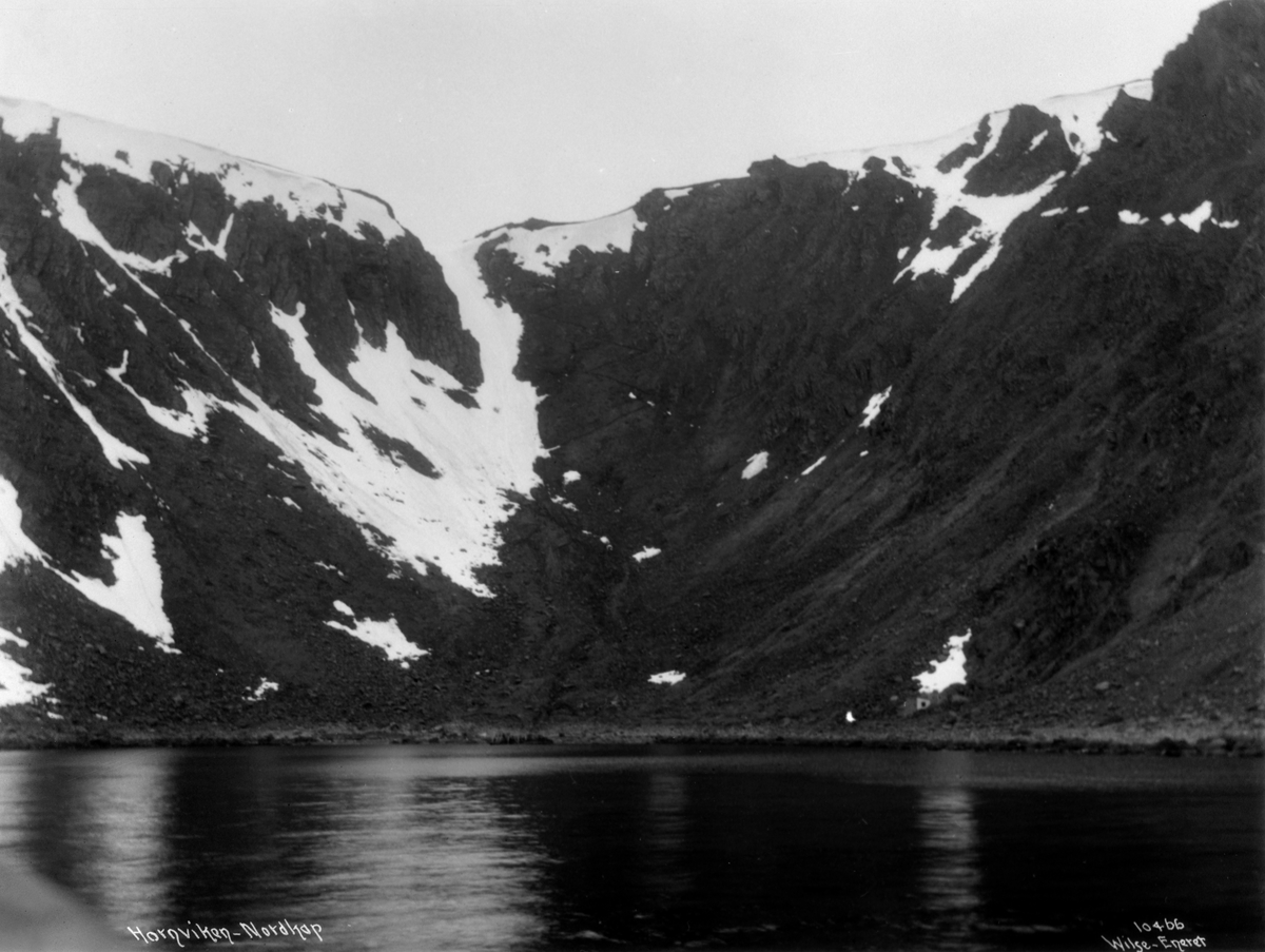 Anders Beer Wilse, Prot: Nordkap - Veien op fra Hornviken 1909
