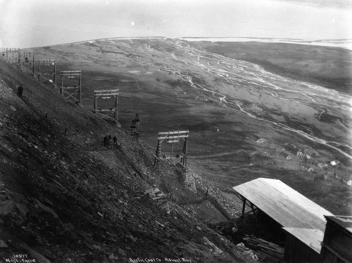 Anders Beer Wilse, Prot: Advent Bay - Artic Cool Co. Longyear City 1909