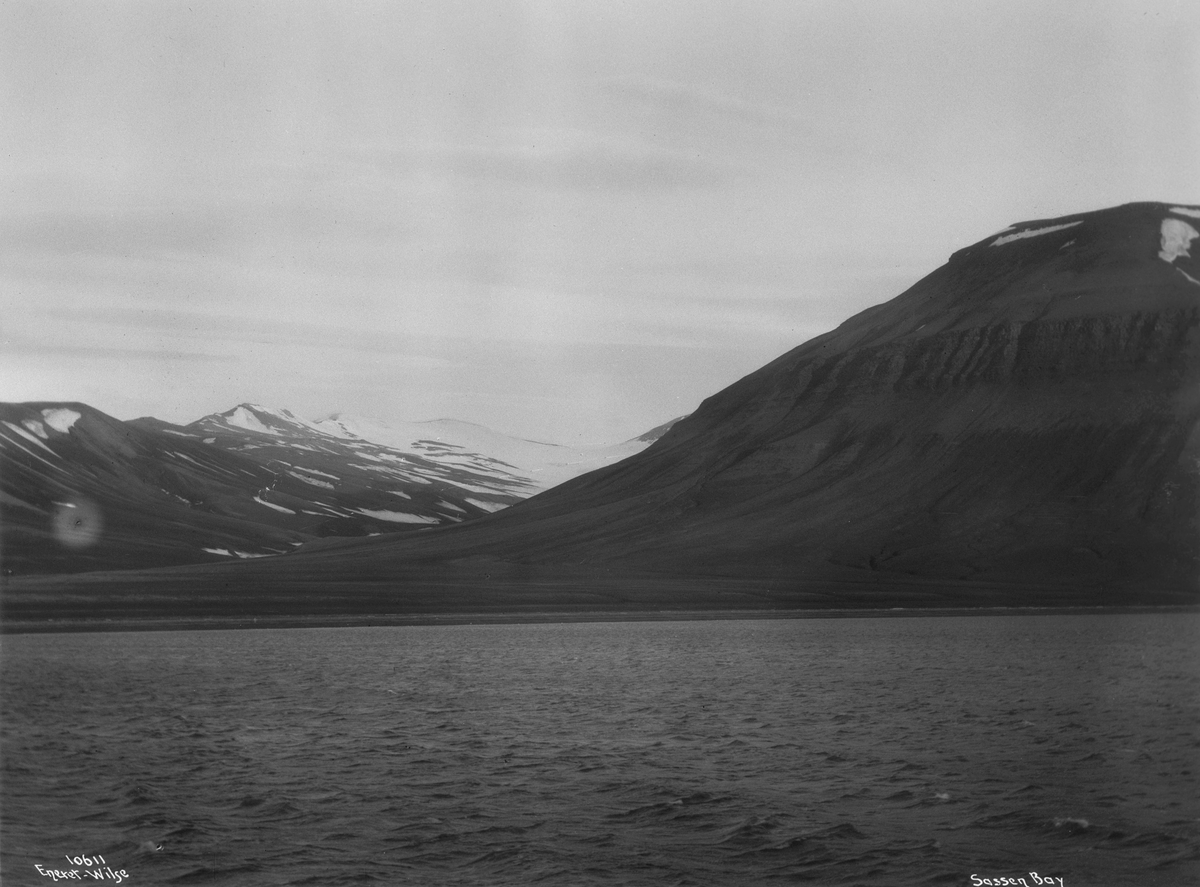 Anders Beer Wilse, Prot: Sassen Bay - Fjeldformationer 17/8 1909