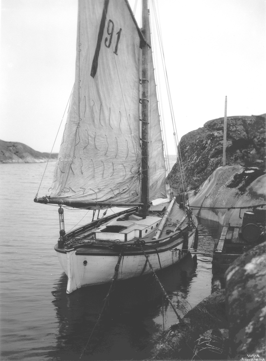 Anders Beer Wilse, Prot: Skjærgaarden ved Porter Lodsbaaten 16/10 1909