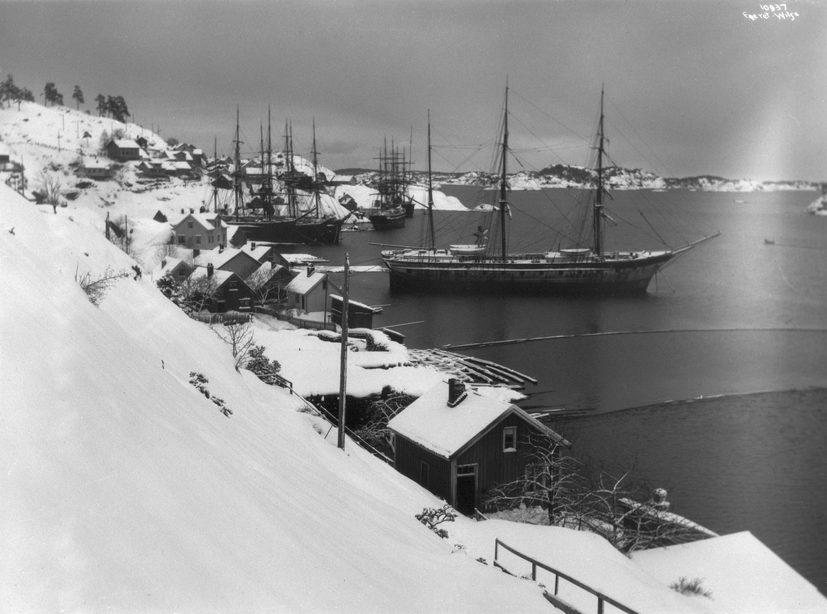 Anders Beer Wilse, Prot: Kragerø - Havneparti Talakshavn 3/12 1909