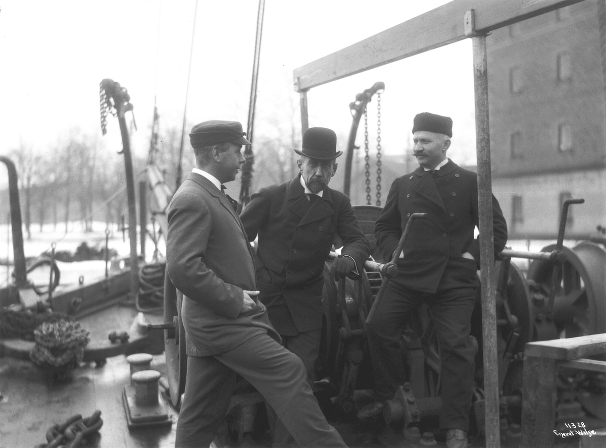 Anders Beer Wilse, Prot: Gruppe Amundsen - Nilsen - Johannesen 18/2 1910