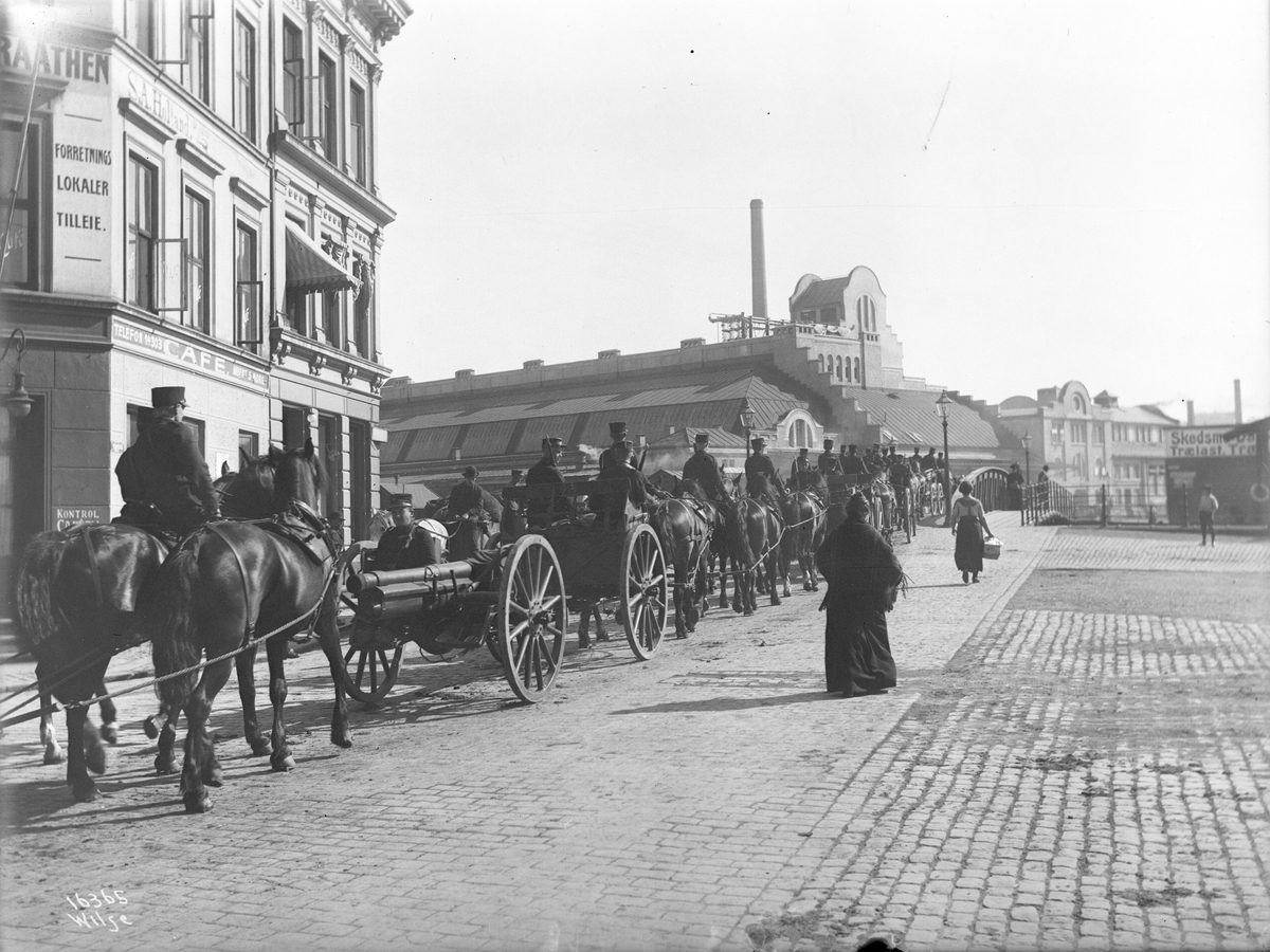 Anders Beer Wilse, Prot: Artilleri ved Schweigaard Bro