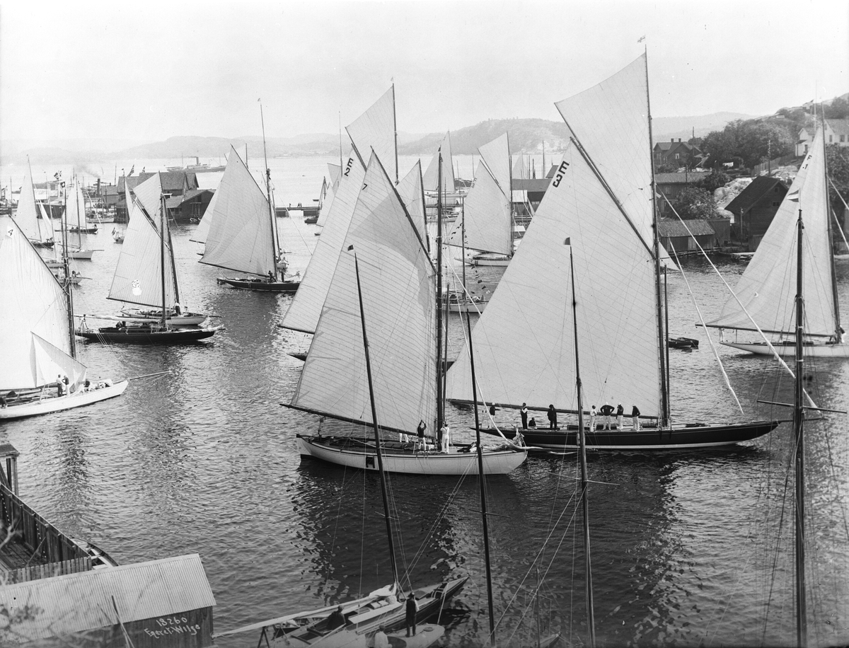 Anders Beer Wilse, Prot: Kragerø Havnen før Starten Juli 14.
