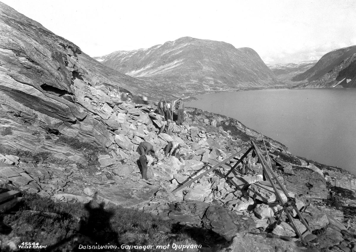 Anders Beer Wilse, Dalsnibveien, Geiranger mot Djupvann