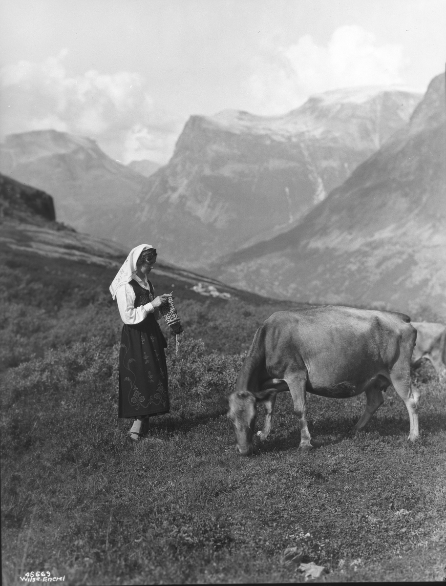 Anders Beer Wilse, Prot: Genre Blandede, Sæterjenten Geiranger