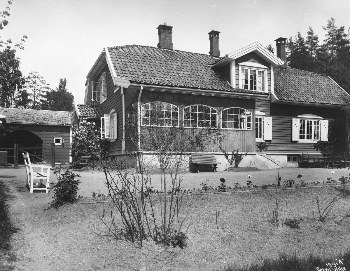 Anders Beer Wilse, Prot: Gerhard Munthes Villa facade 29/5