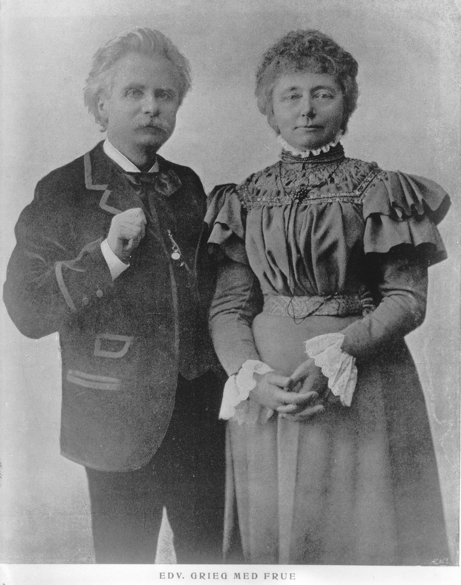 Anders Beer Wilse, Prot: Grieg og frue